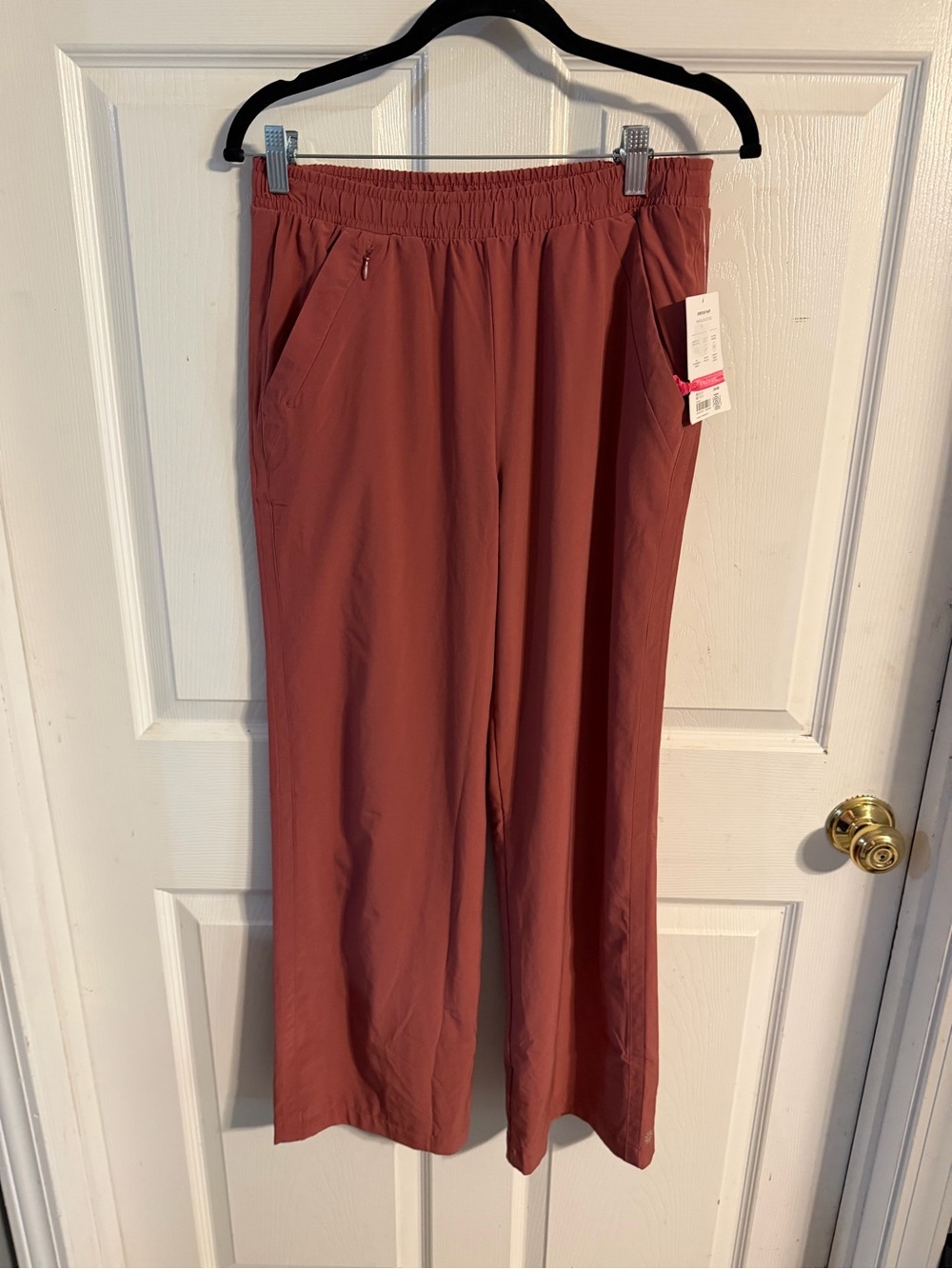 Athleta Girls Wide-Leg Pull-On Pants in Rust